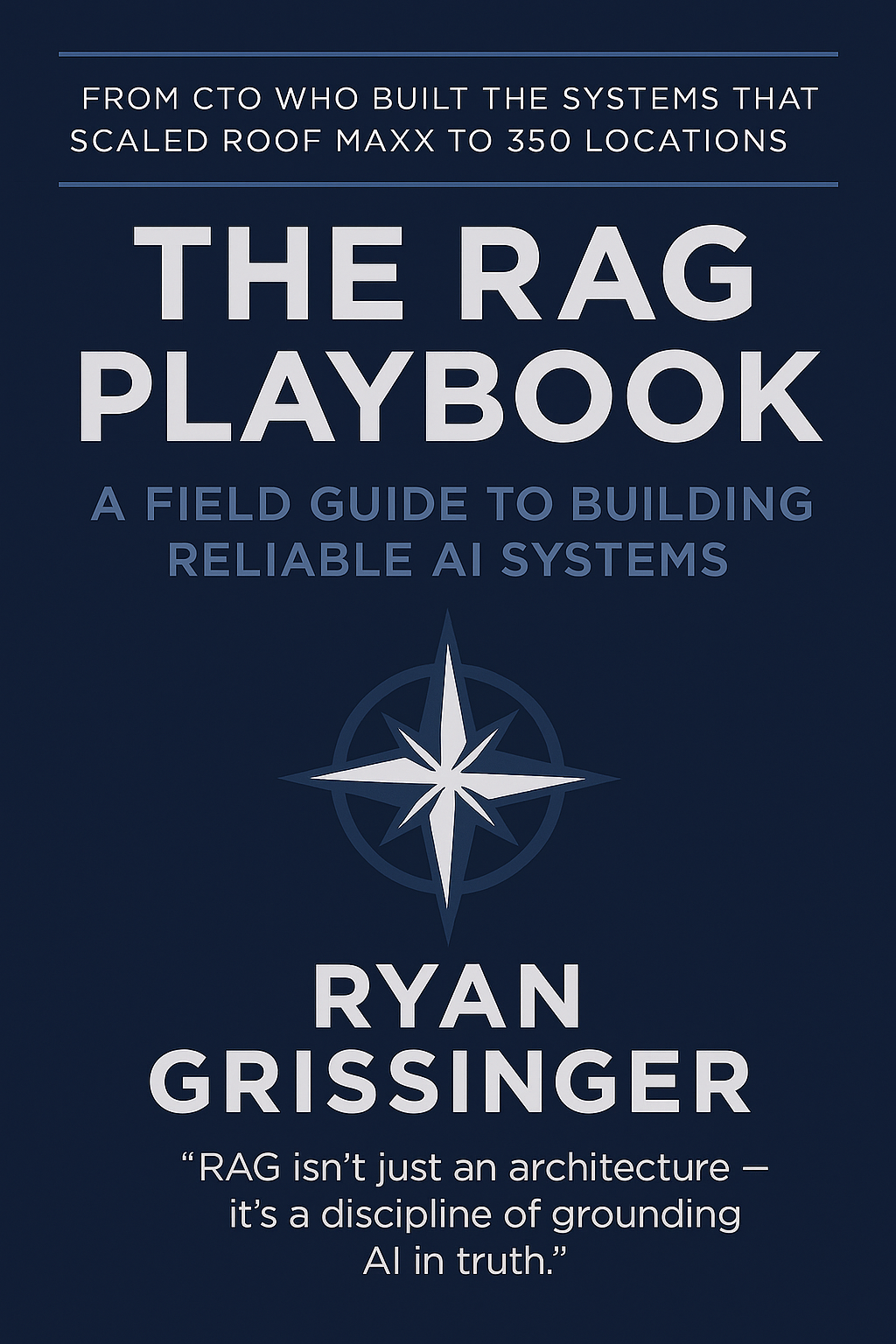The RAG Playbook: A Field Guide to Building Reliable AI Systems Cover