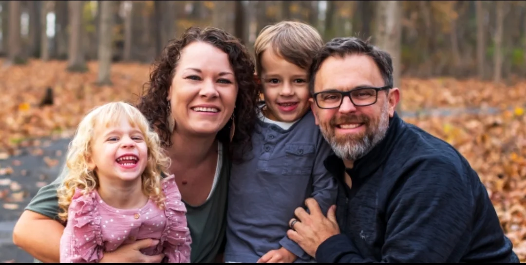 Ryan Grissinger with his family